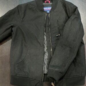 Black Bomber Jacket for Women/teen small